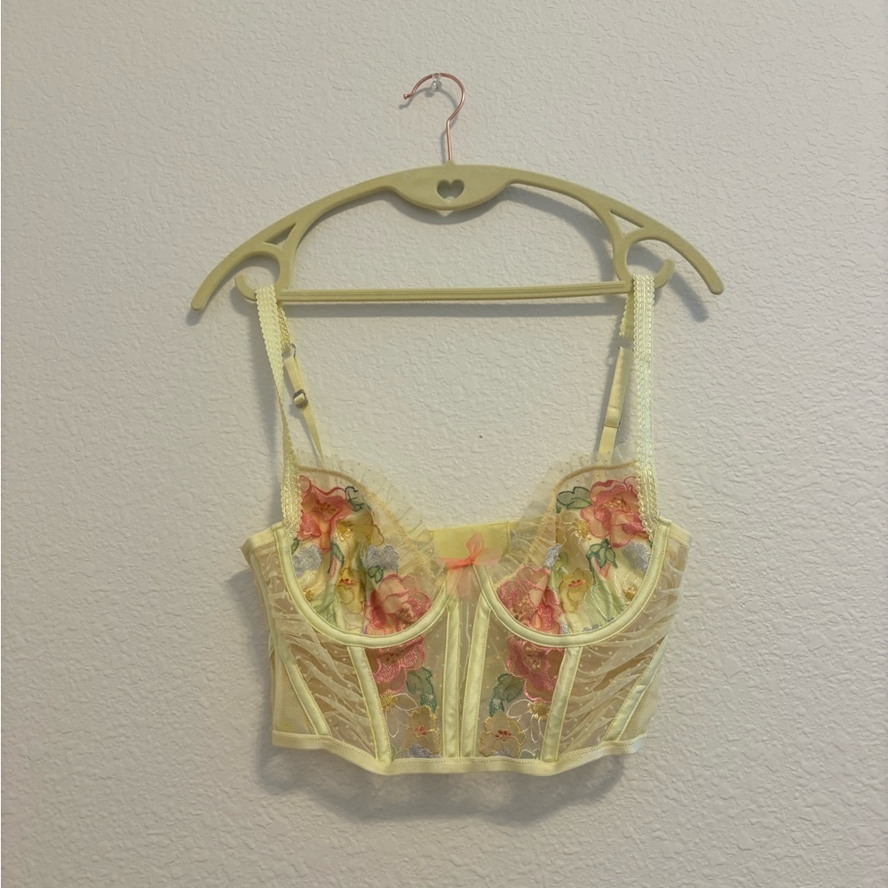For Love and Lemons Lacey Adjustable Bustier